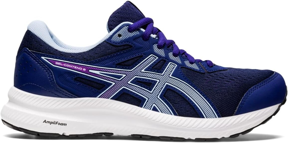 

Женские беговые кроссовки ASICS Gel-Contend 8, темно-синий