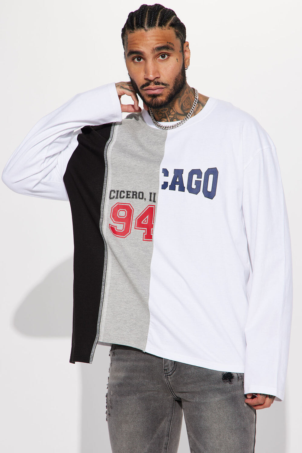 

Толстовка Fashion Nova ZAPP4669, серый