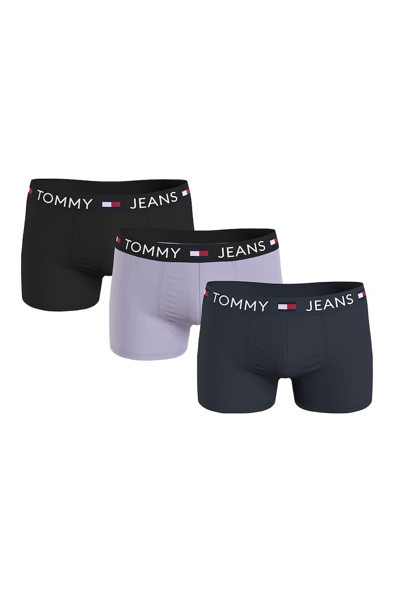 

Боксеры с логотипом - 3 пары Tommy Hilfiger, черный