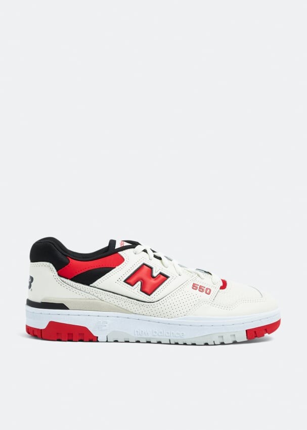 

Кроссовки New Balance BB550, белый/красный/черный