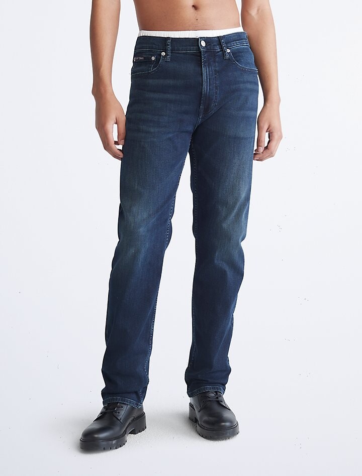 

Стандартные прямые джинсы Calvin Klein, синий