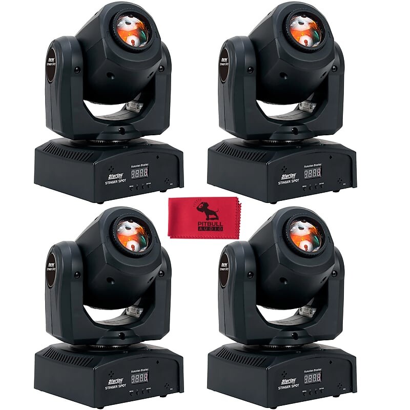

Светодиодные движущиеся головы ADJ American DJ Startec Stinger Spot Mini (4 шт.) с тканью STI680