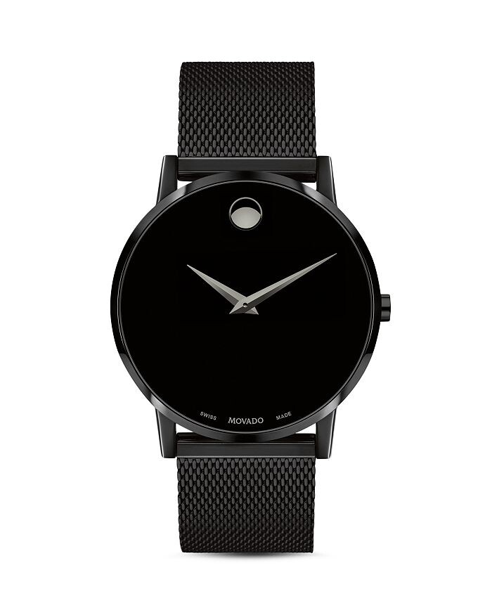 

Музейные часы Movado, 40 мм, черный