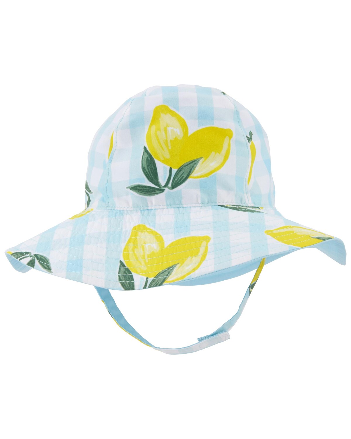 

Детская двусторонняя шляпа от солнца Lemon Gingham Sun Hat Carter's, синий/желтый