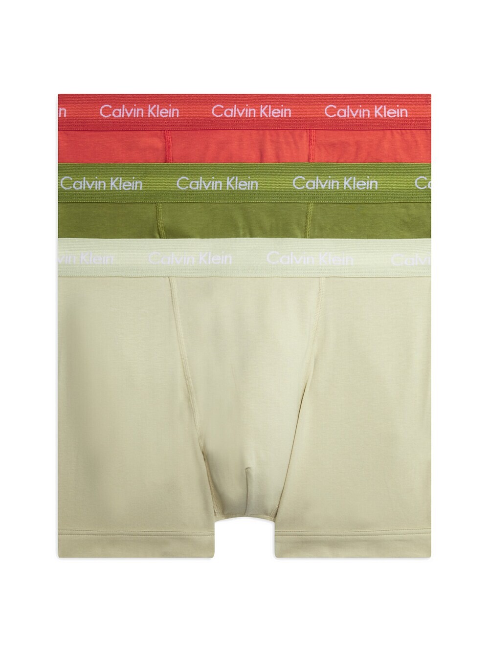 

Обычные боксеры Calvin Klein, оливковый/розовый/шерстяной белый