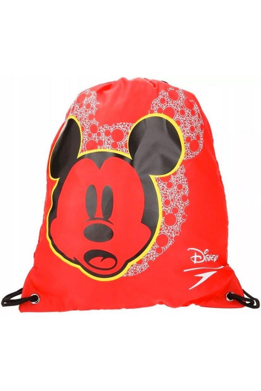 Сумка Mickey Mouse Speedo на шнурке Disney, красный сумка на плечо для девочек с изображением микки мауса из диснея