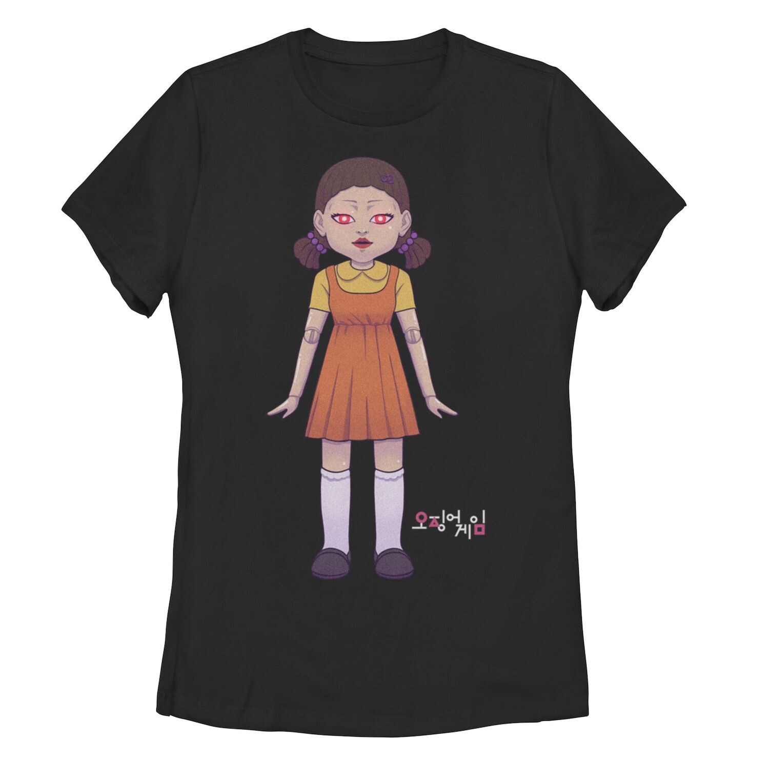 

Футболка с логотипом Juniors' Squid Game SG Doll Licensed Character