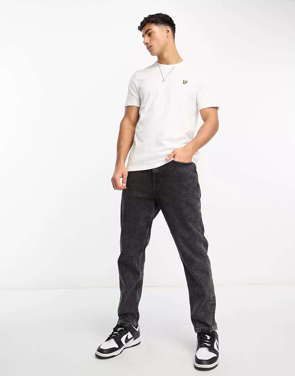 

Хлопковая футболка с логотипом Lyle & Scott белого цвета - БЕЛАЯ, Белый