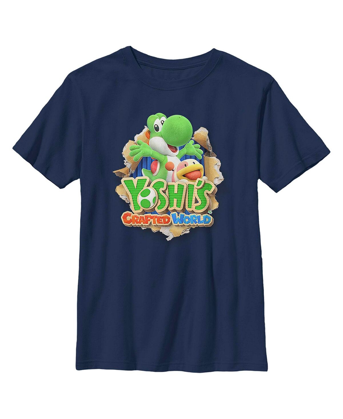 

Детская футболка Yoshi's Crafted World для мальчиков Nintendo