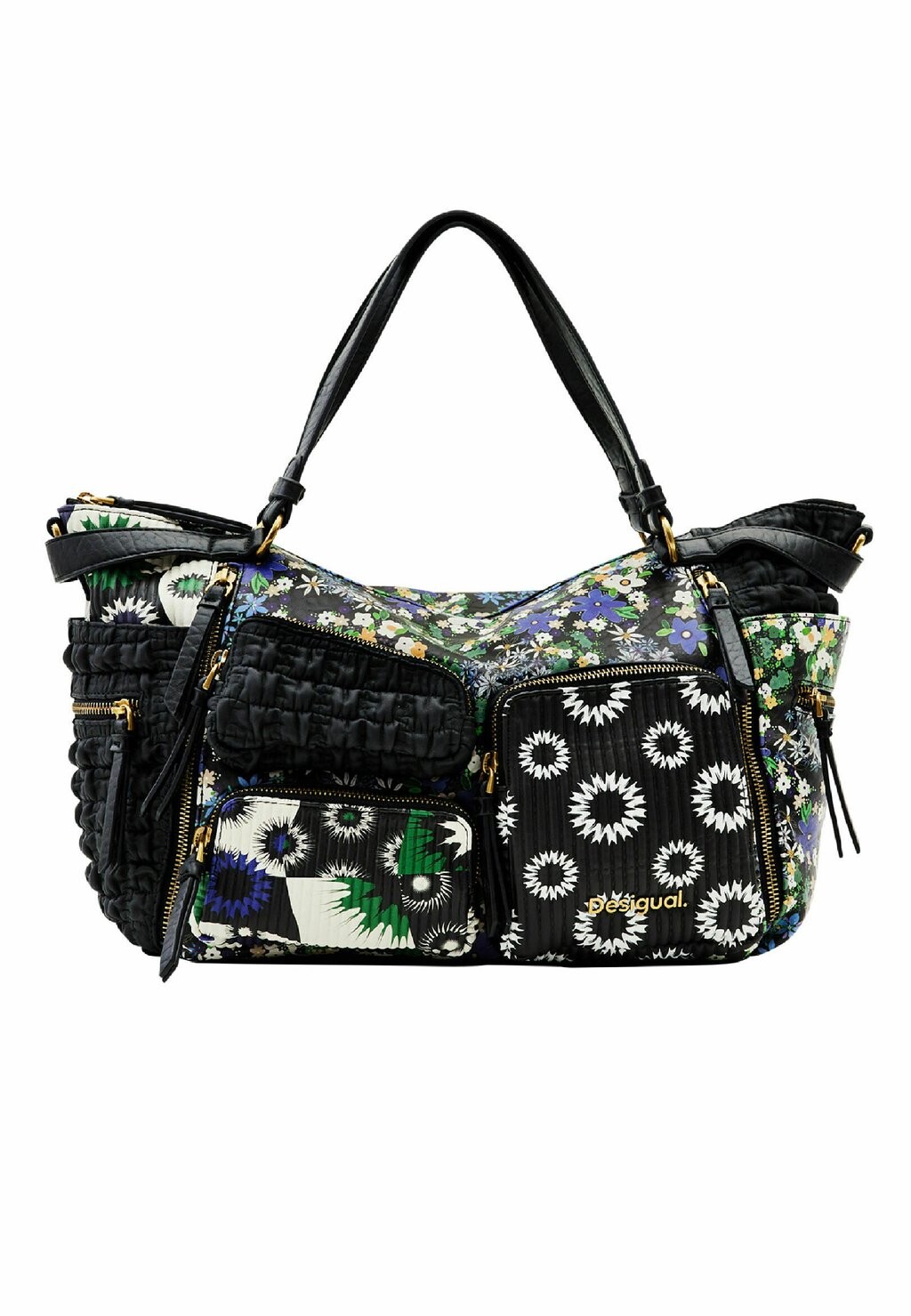 

Сумка LARGE PATCHWORK Desigual, цвет black