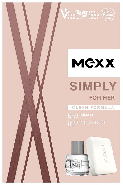 Парфюмерный набор Mexx Simply For Her Eau De Toilette одеколон fuel for life eau de toilette diesel 125 мл