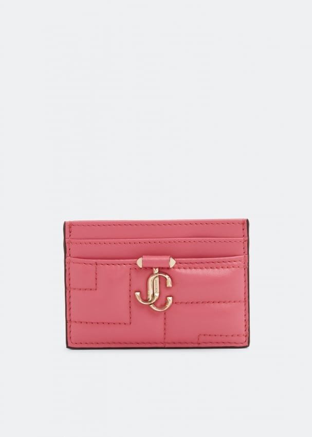 

Картхолдер JIMMY CHOO Umika Avenue card holder, розовый