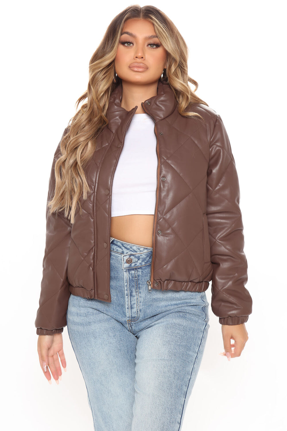 

Куртка Fashion Nova PUJK413, шоколад