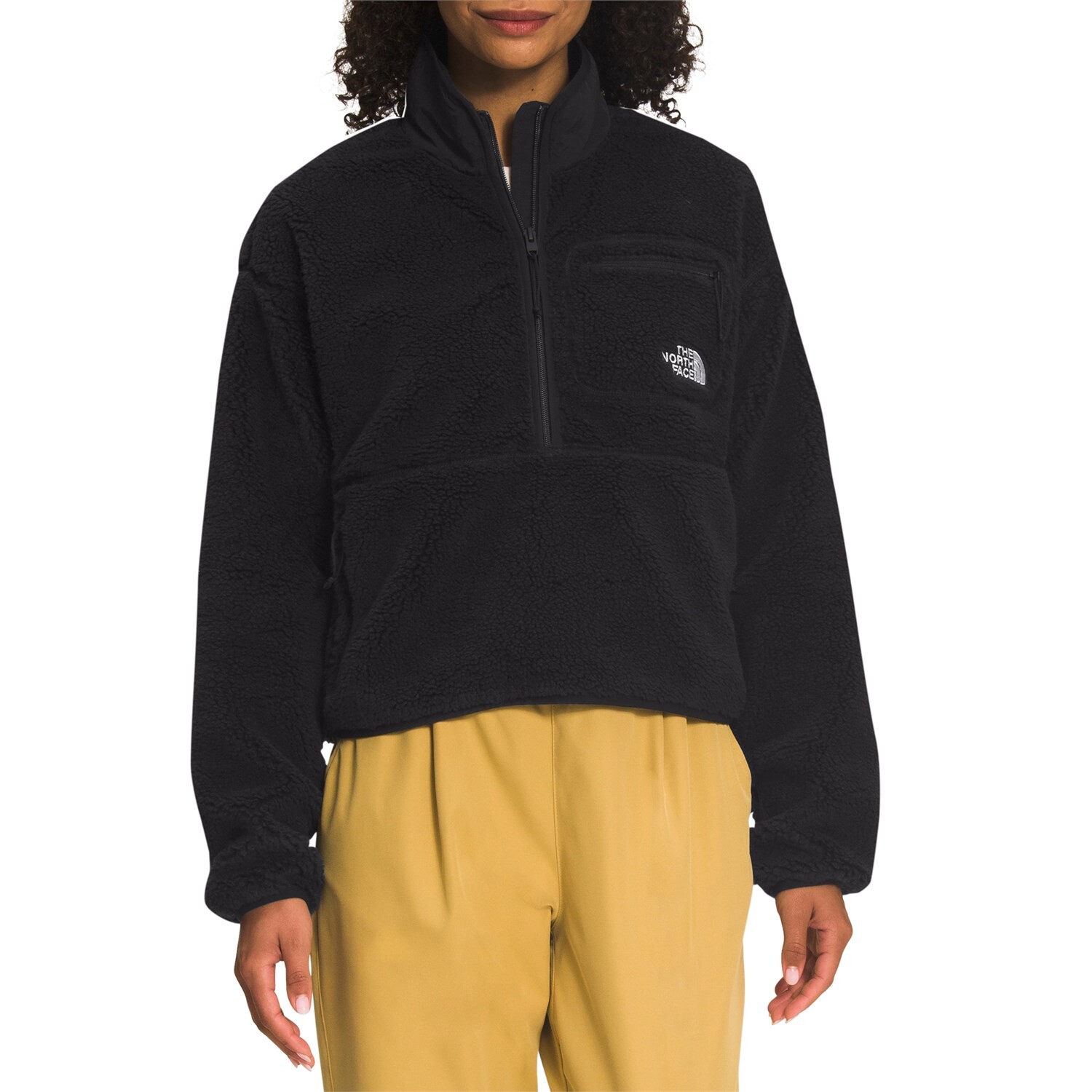 

Пуловер The North Face с ворсом, черный