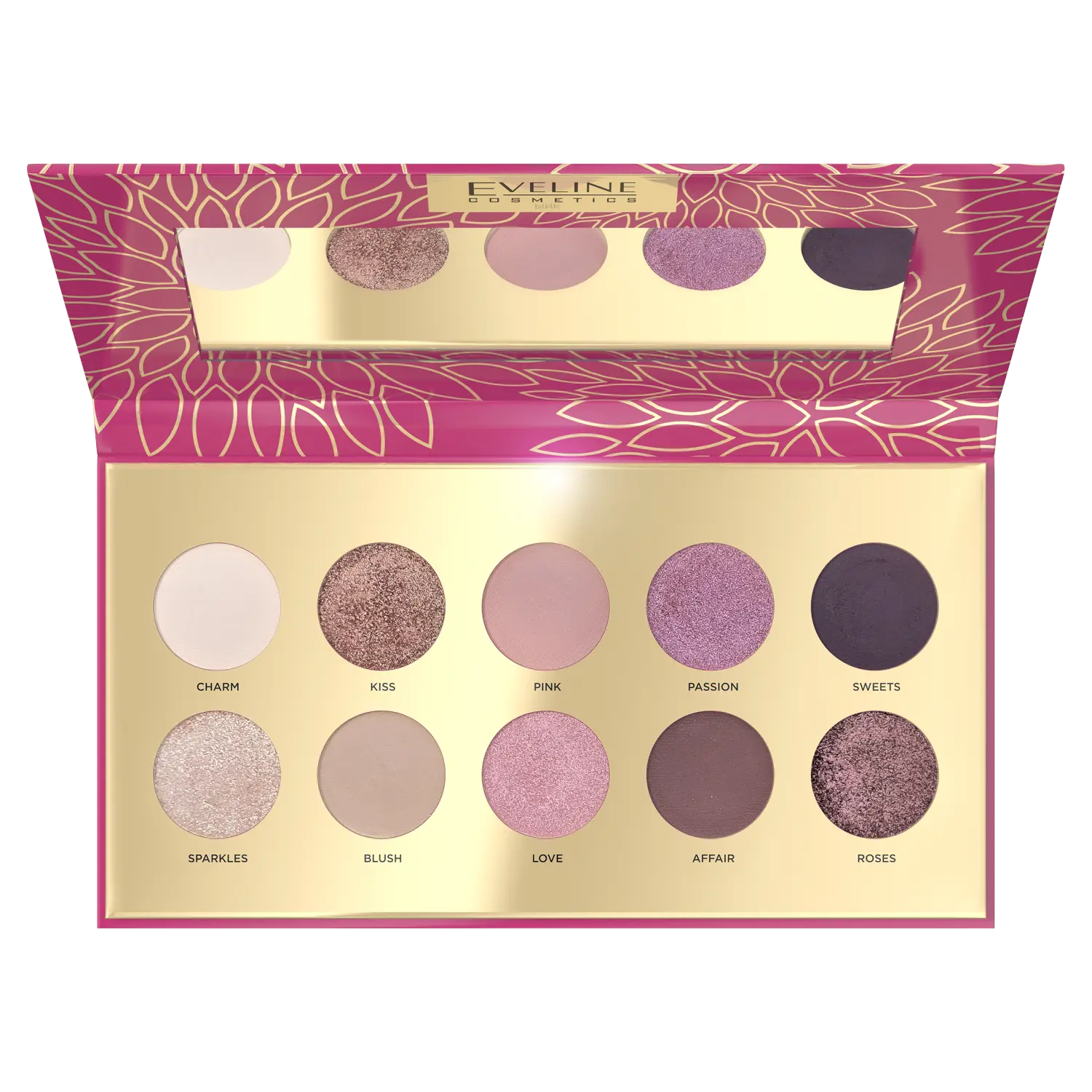 

Eveline Cosmetics Romantic палетка теней для век, 10 г