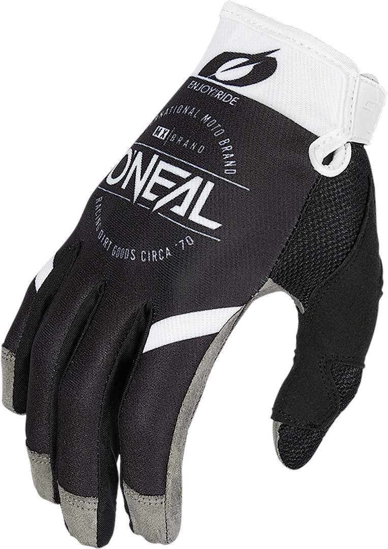 

Перчатки Oneal Mayhem Nanofront Brand для мотокросса, черный/белый