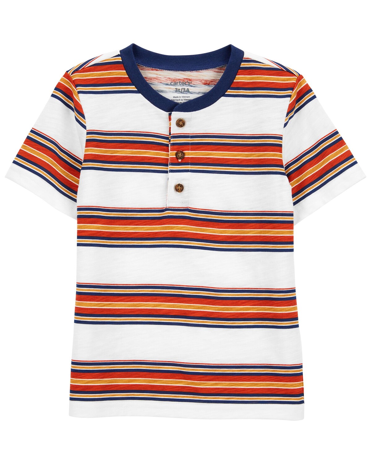 

Джерси в полоску для малышей Henley Carter's, мультиколор