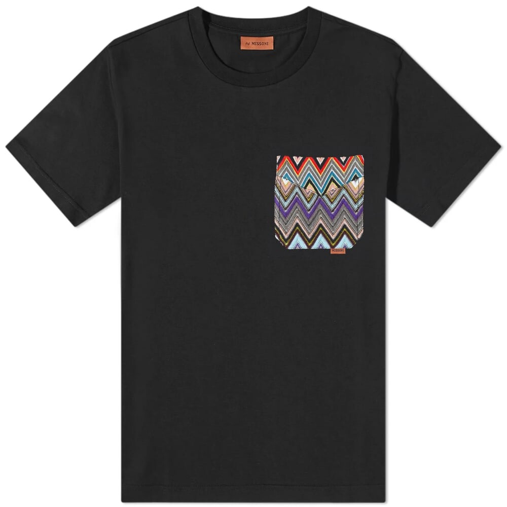 

Футболка Missoni Knitted Patch Pocket Tee, Серый