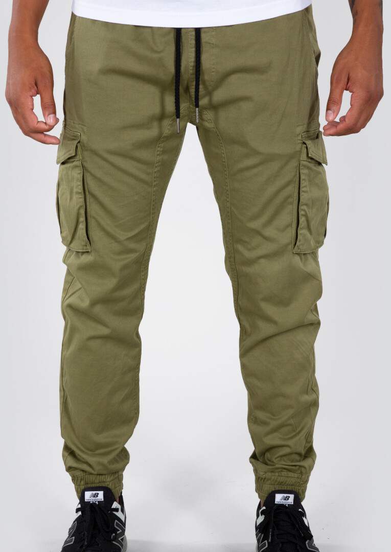 

Брюки Alpha Industries Cotton Twill Jogger, оливковые