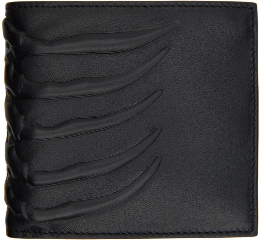

Черный бумажник Rib Cage Bifold Alexander McQueen