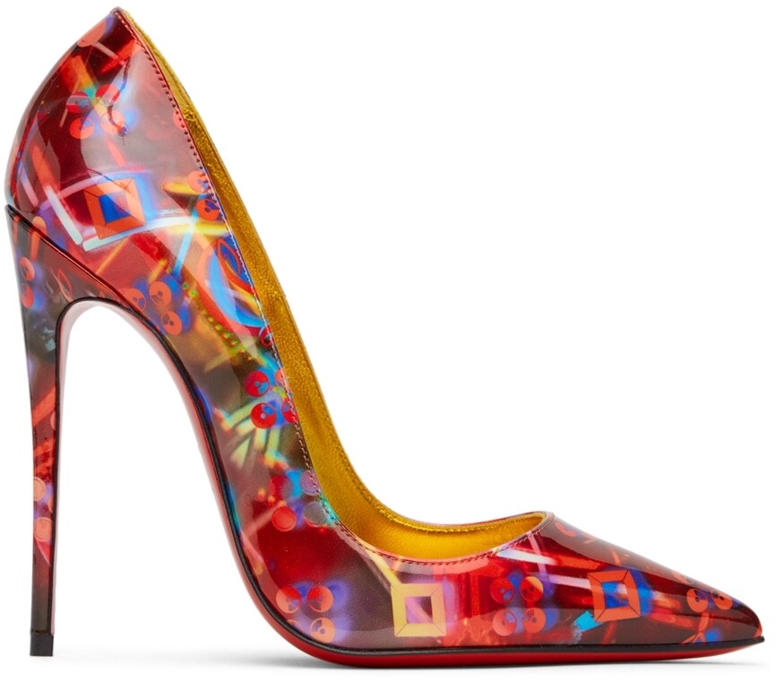 

Разноцветные туфли So Kate на каблуке 120 мм Christian Louboutin