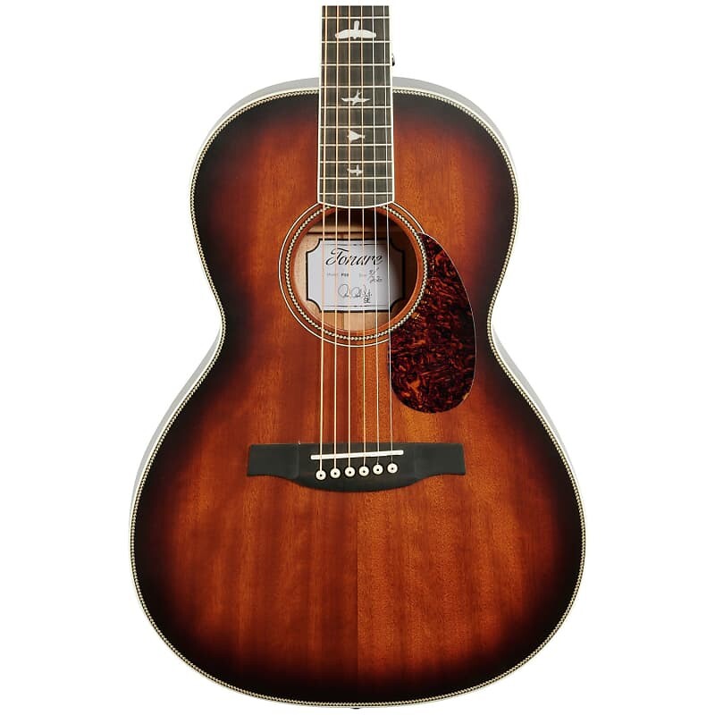 

Акустическая гитара PRS SE P20 Parlor, табачный цвет Sunburst с сумкой для переноски 105482:TS