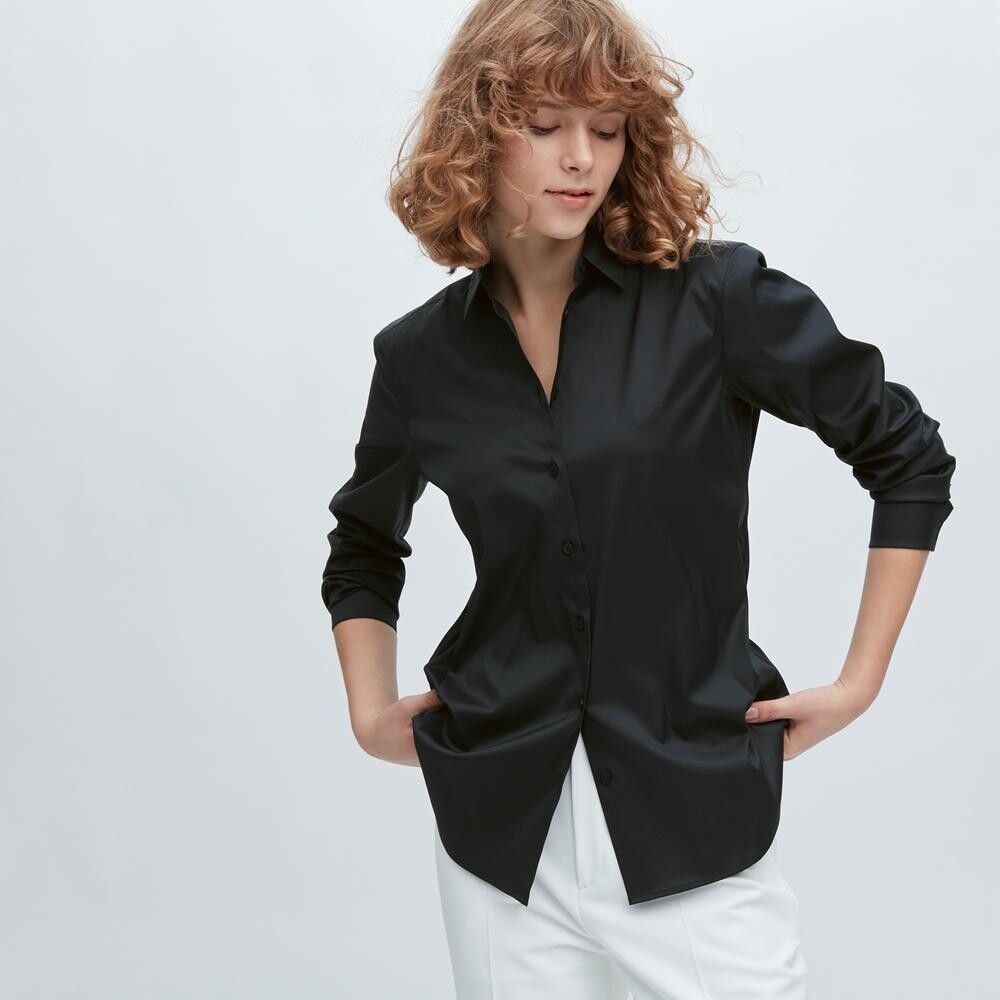 

Рубашка Uniqlo, черный