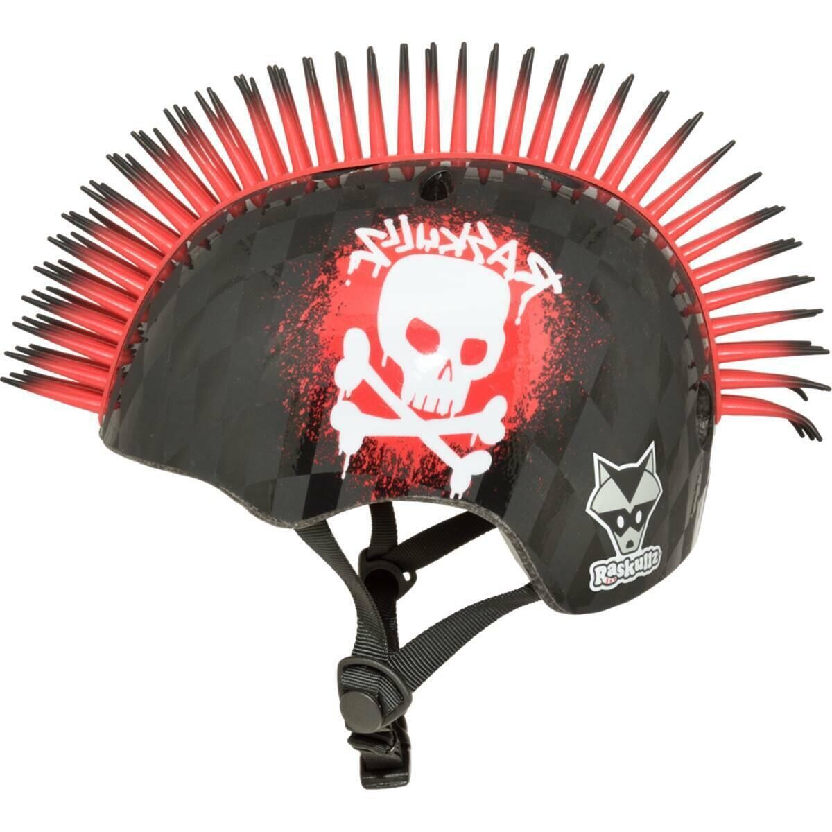 

Детский велосипедный шлем Cpreme Skull Hawk - 5+, черный / черный / черный