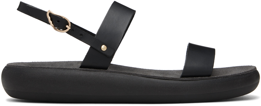 Черные сандалии Clio Comfort Ancient Greek Sandals