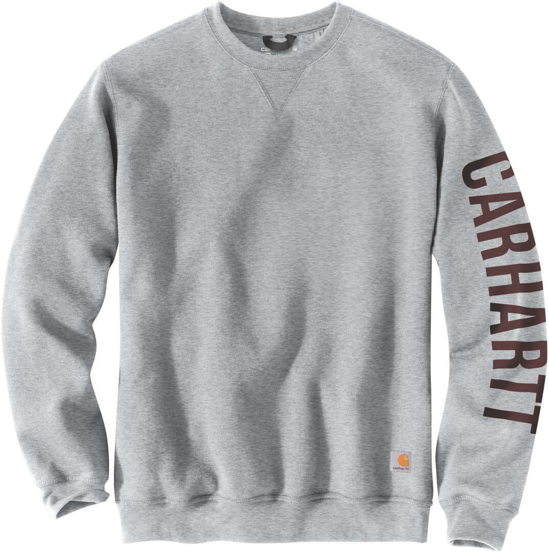 Пуловер Carhartt Crewneck Graphic Logo, светло-серый пуловер размер m серый