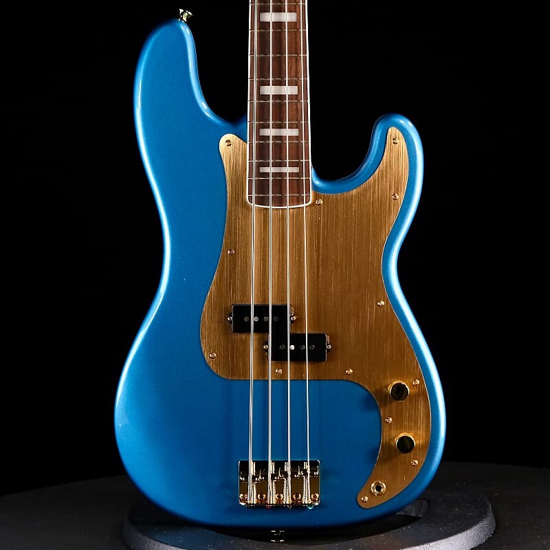 

Squier 40th Anniversary Gold Edition Precision Bass - Lake Placid Blue