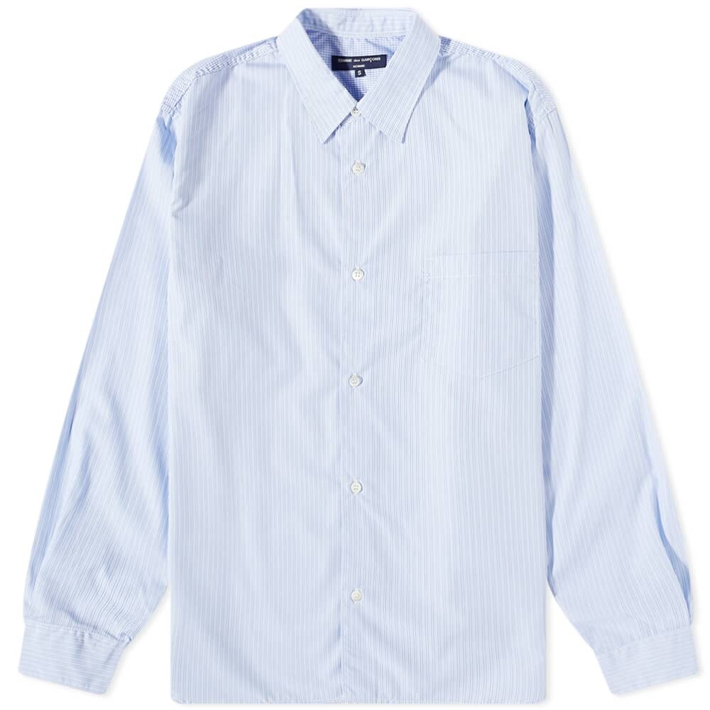 

Рубашка Comme des Garçons Homme Back Logo Stripe Panel Shirt