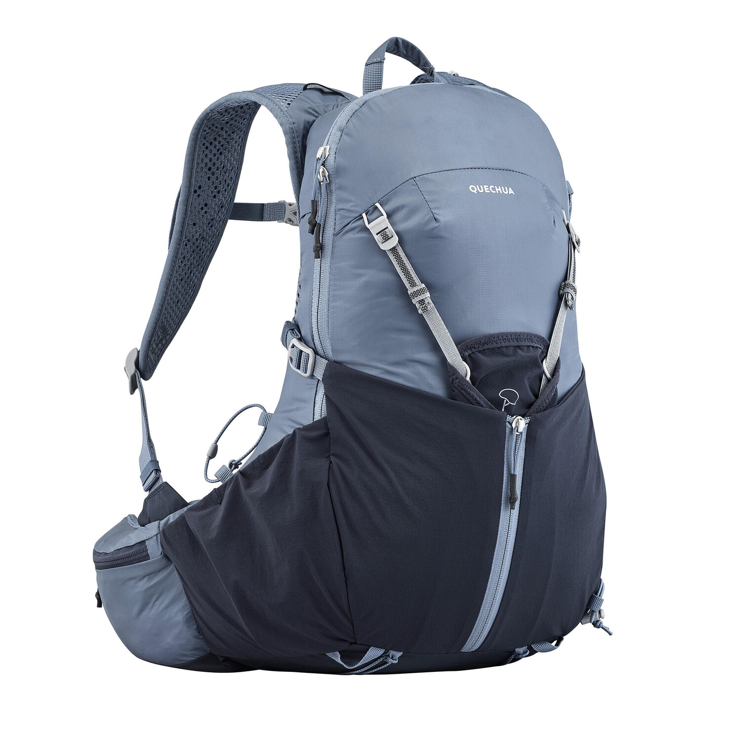 

Рюкзак женский Quechua Speed ​​Hiking FH500 UltraLight, серо-голубой/темно-синий