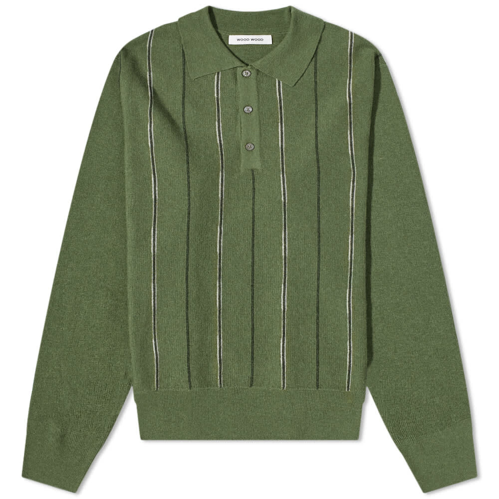 

Футболка Wood Wood Cooper Knit Long sleeve Polo