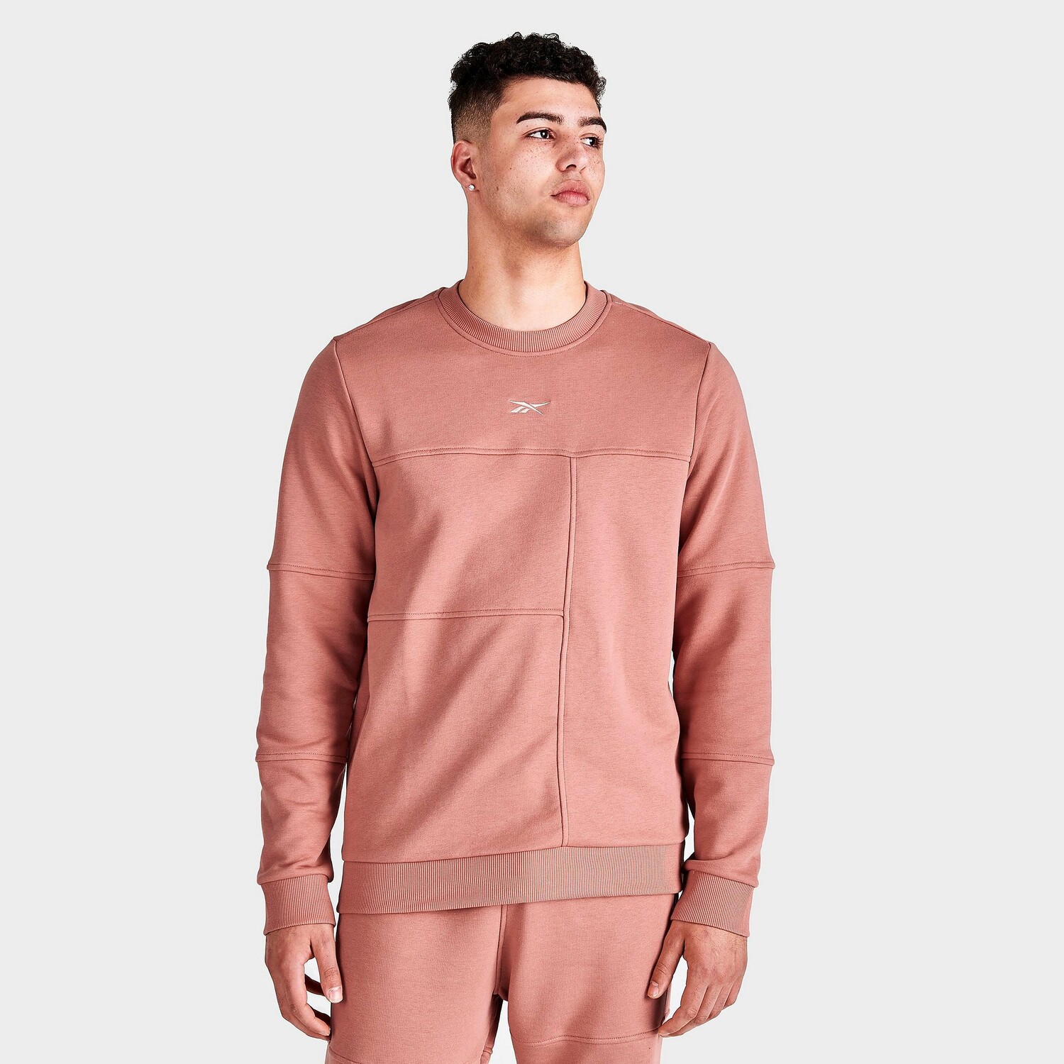 

Толстовка с круглым вырезом Reebok MYT Minimal Waste, коричневый