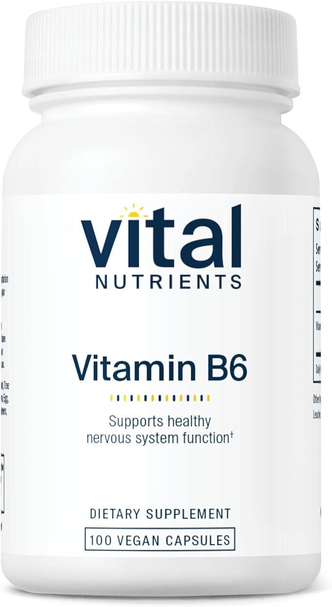 Витамин B6 Vital Nutrients, 100 капсул