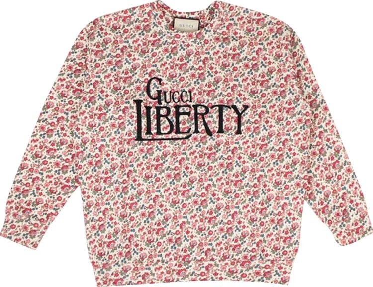 

Толстовка Gucci x Liberty London Floral Sweatshirt Pink, розовый