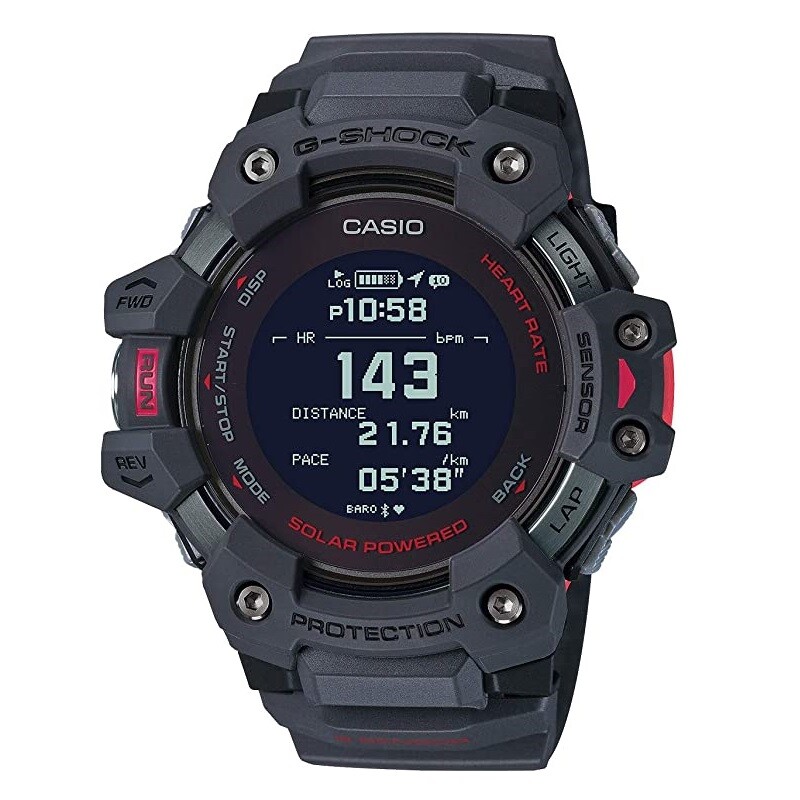 

Умные часы CASIO G-Shock GBD-H1000-8JR, черный/красный