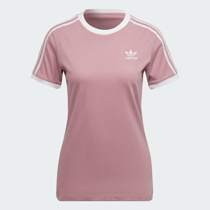 

Футболка Adidas Originals Adicolor Classics 3-stripes, сиренево-розовый