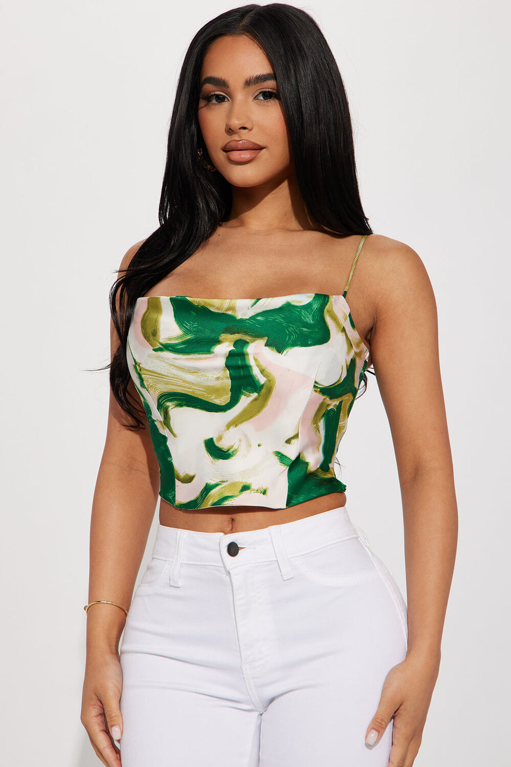 

Топ Fashion Nova JT50104A, зеленый