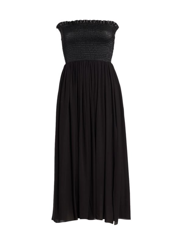 

Присборенное платье без бретелек Michael Kors Collection Black