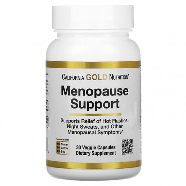 Menopause Support California Gold Nutrition, 30 капсул - фото