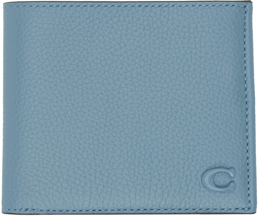 

Синий кошелек с двойной складкой Coach 1941