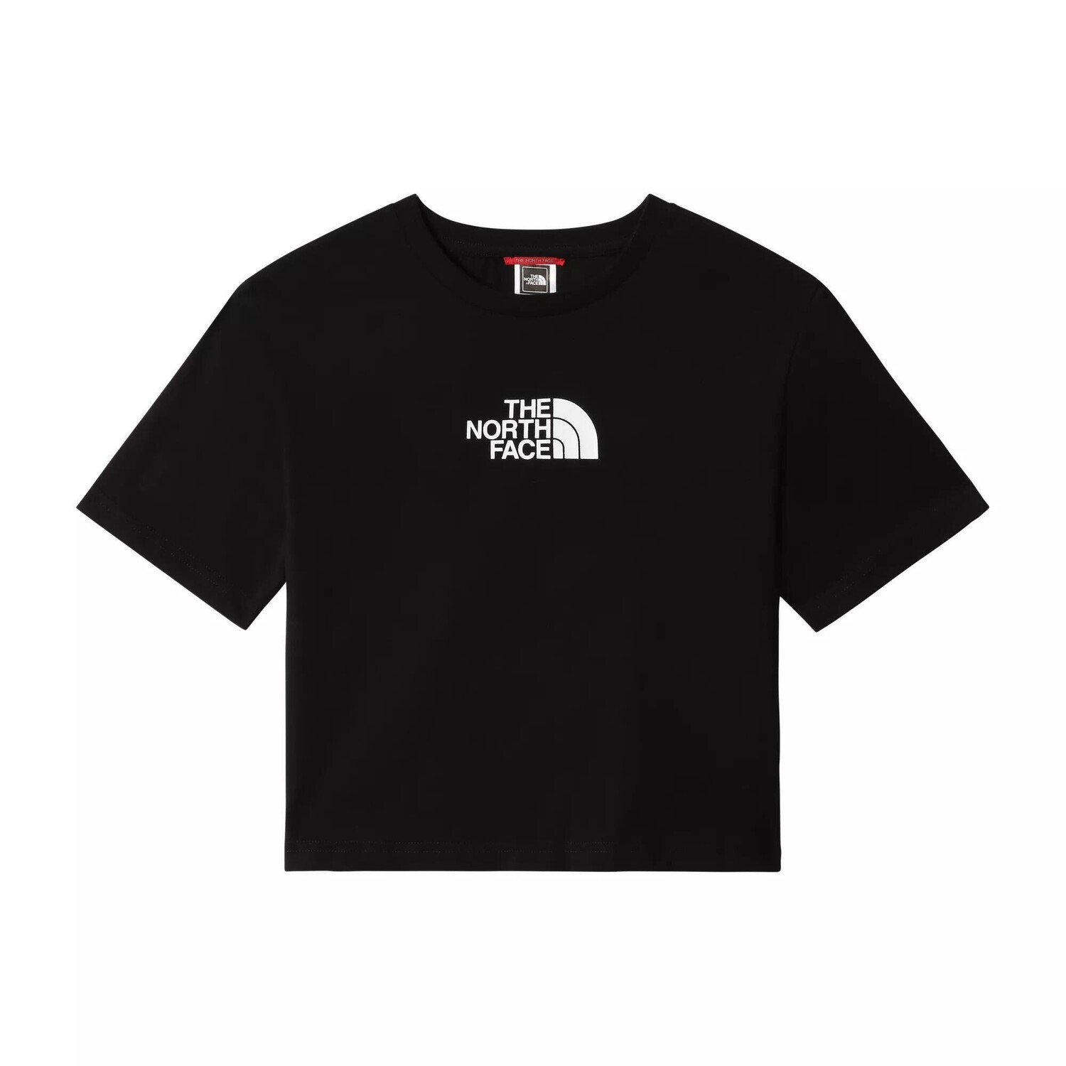 

Укороченная футболка для девочек The North Face Graphic, черный
