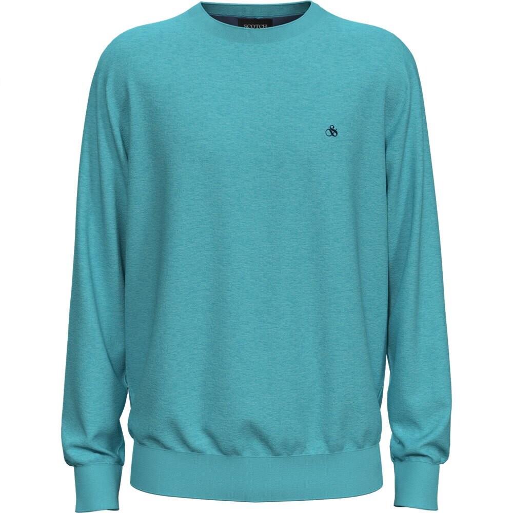 

Свитер Scotch & Soda Essentials Ecovero Crew Neck, синий