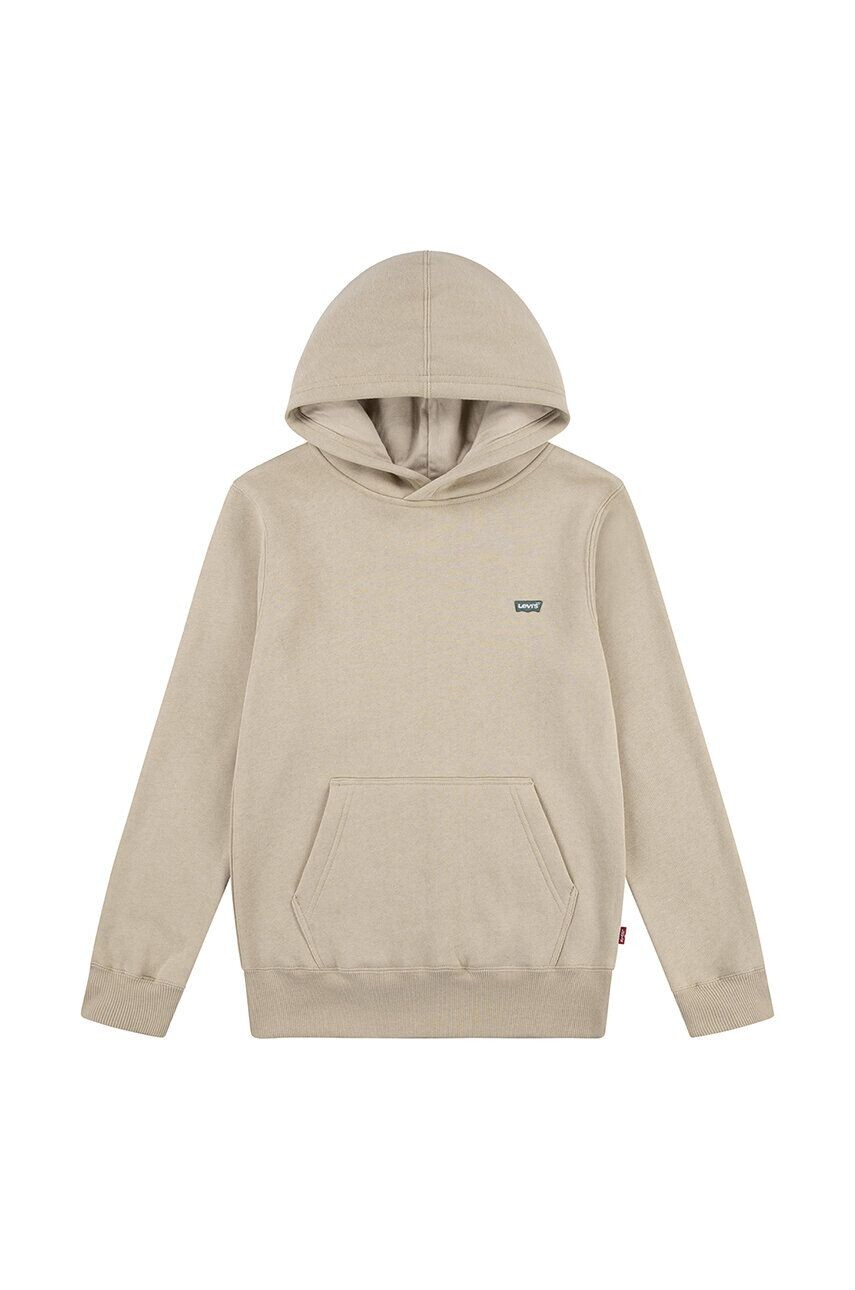 

Детская толстовка Levi's MINI BATWING HOODIE, бежевый