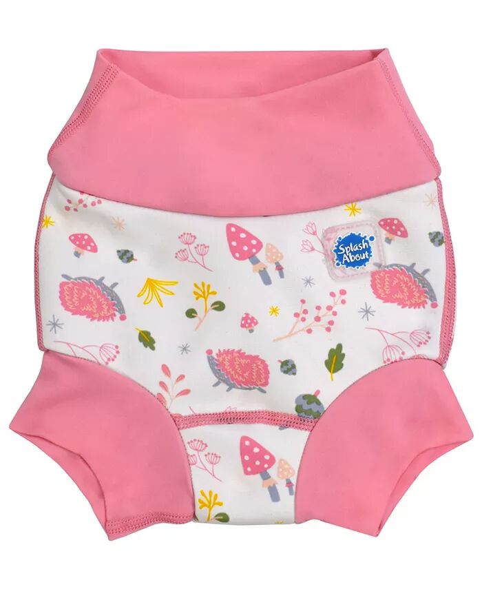 

Подгузник для плавания с принтом Happy Nappy для девочек UPF50 Splash About, мультиколор