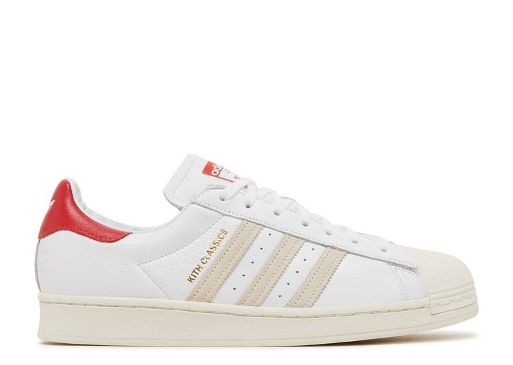 

Кроссовки Adidas KITH X SUPERSTAR 'CLASSICS PROGRAM - WHITE RED', белый