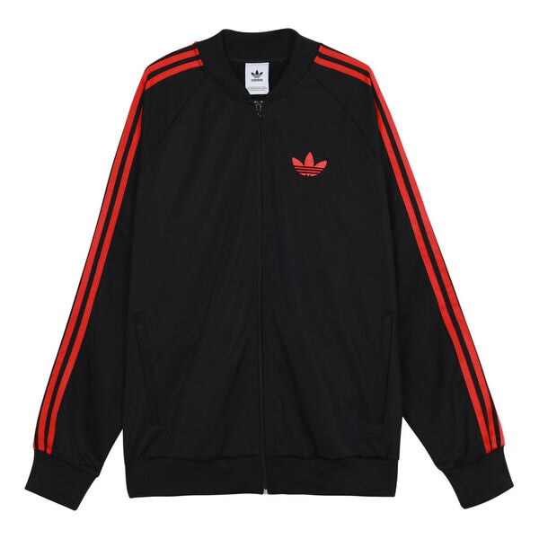 Куртка adidas originals Sst Dmc Track Jacket For Men Black, черный куртка adidas originals classics quilted sst track jacket оверсайз утепленная размер l зеленый