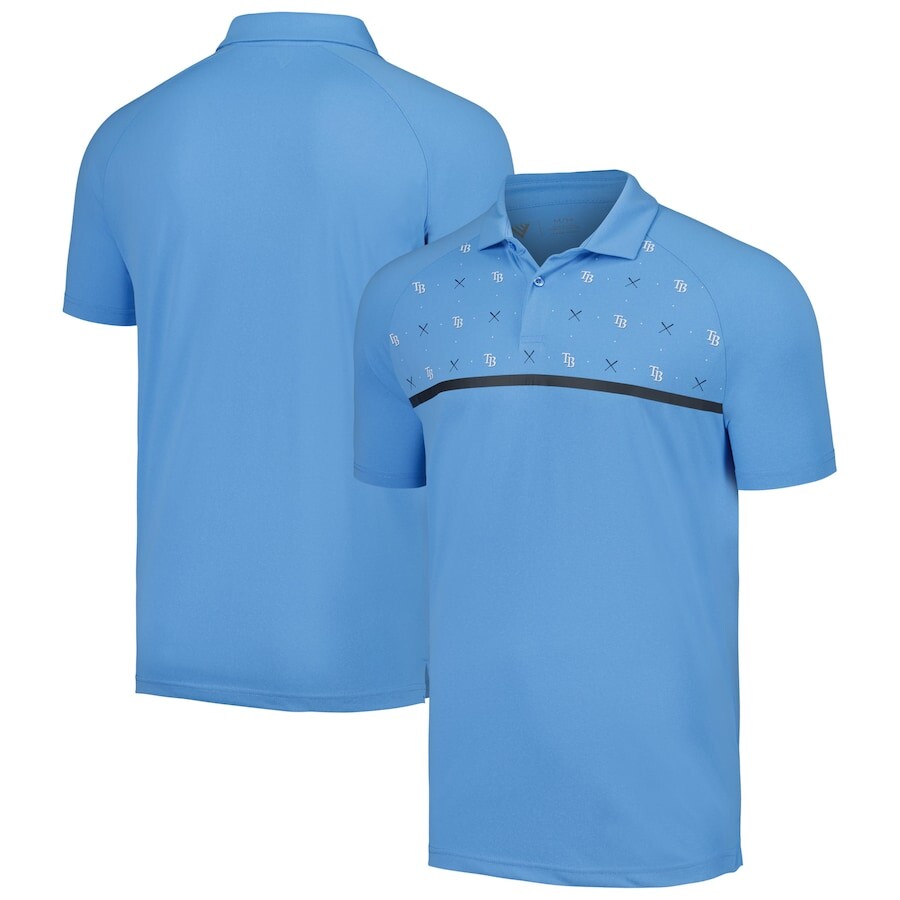 

Поло с коротким рукавом Levelwear Tampa Bay Rays, синий